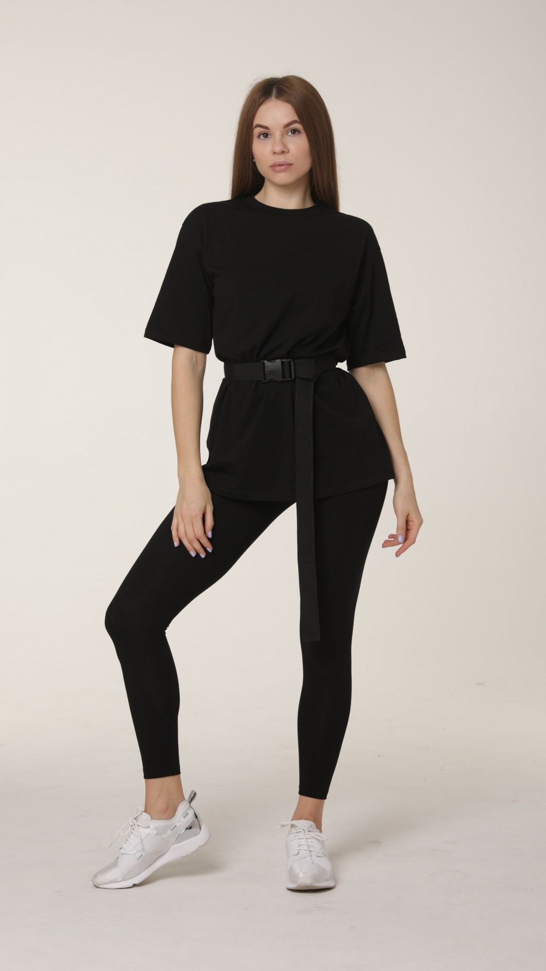 

Футболка Oversize і лосини SHO NADO M Чорний 11080