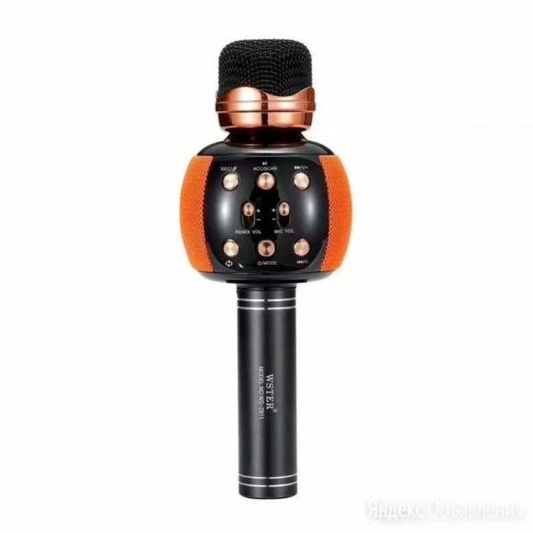 

Микрофон караоке WSTER M137 с колонкой (Orange)
