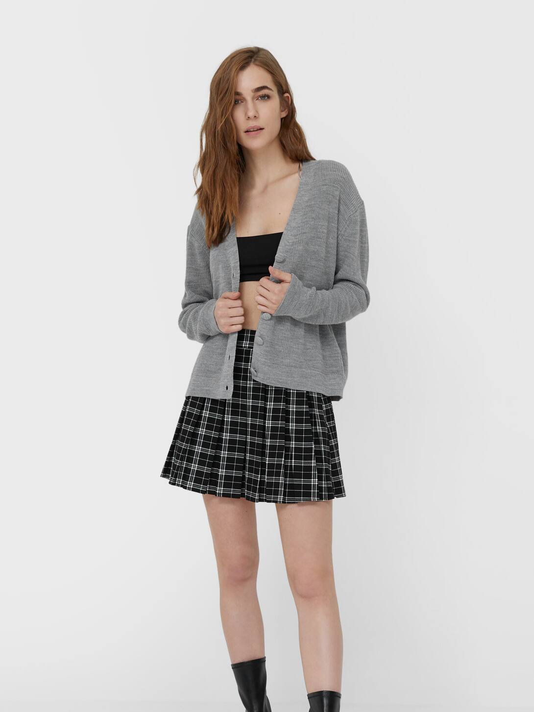 

Кардиган Stradivarius 05021085210  Серый, Кардиган Stradivarius 05021085210 XS Серый