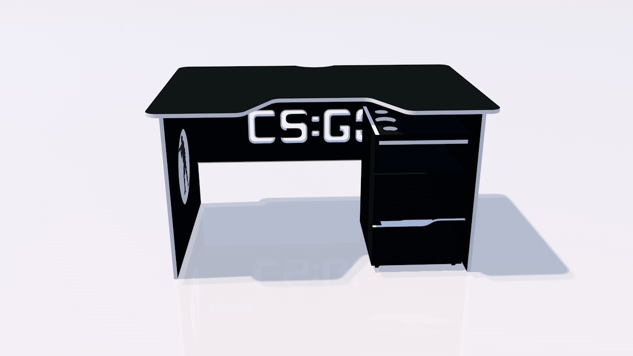 

Геймерский стол CS-GO с LED-подсветкой