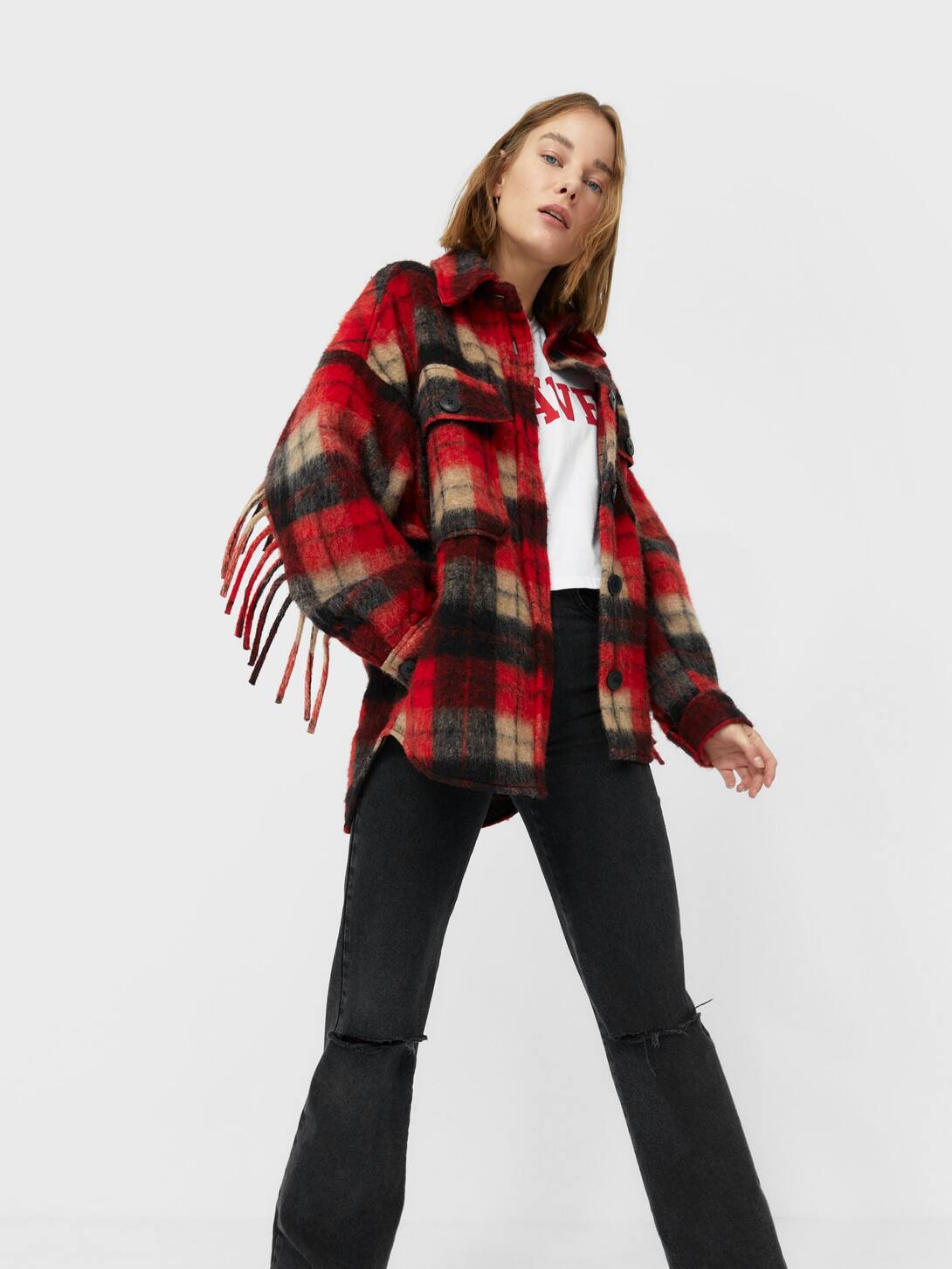 

Куртка Stradivarius 05770165101 M Принт