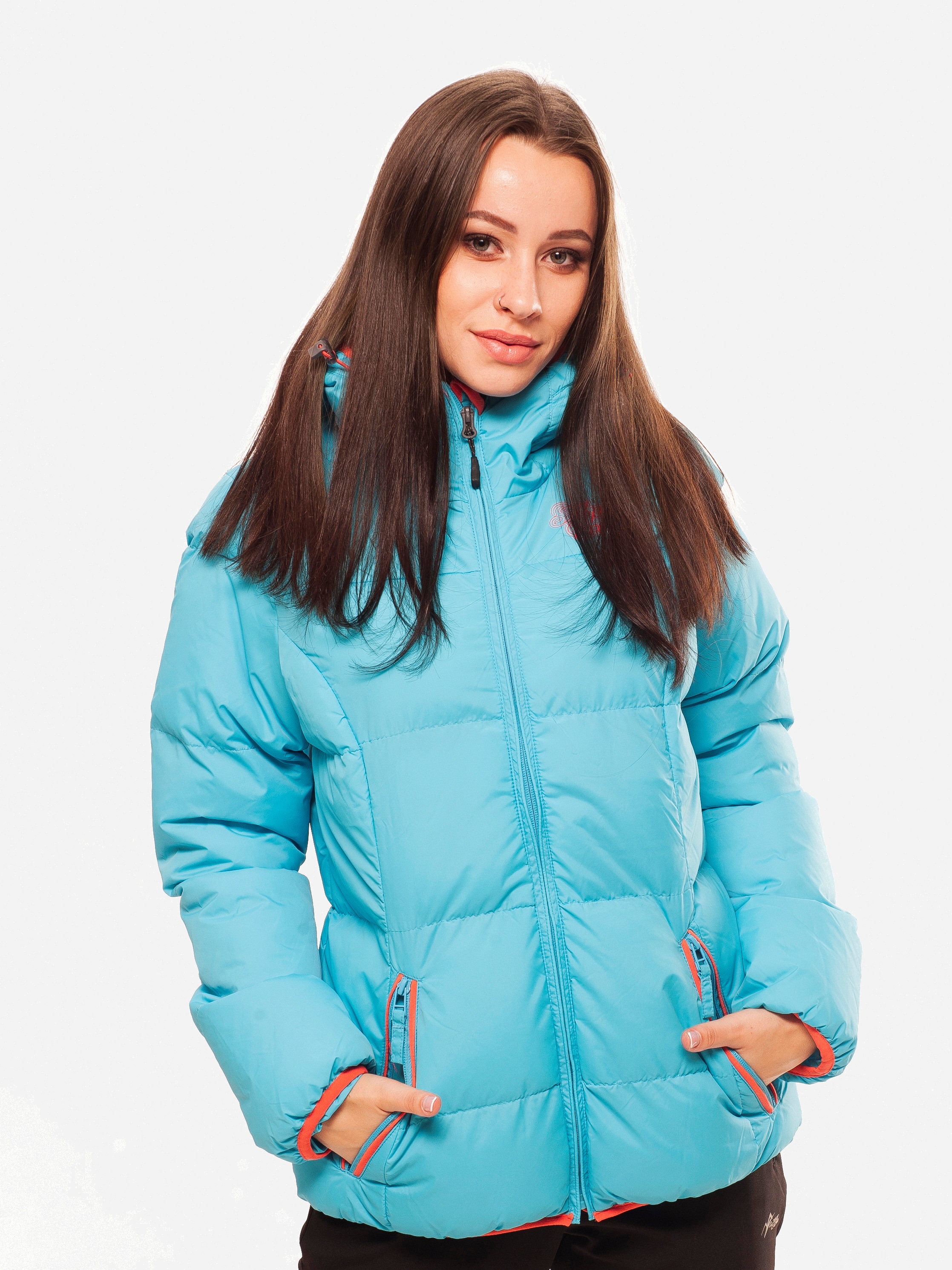 Акція на Куртка зимова коротка жіноча Alpine Crown ACPJ-150440-001 38 Блакитна від Rozetka