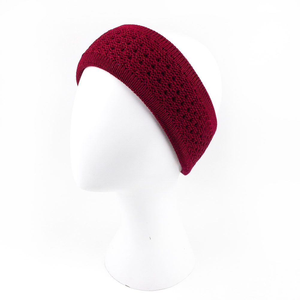 

Повязка Ажурная 52-56см 00771 Бордовый Talvi