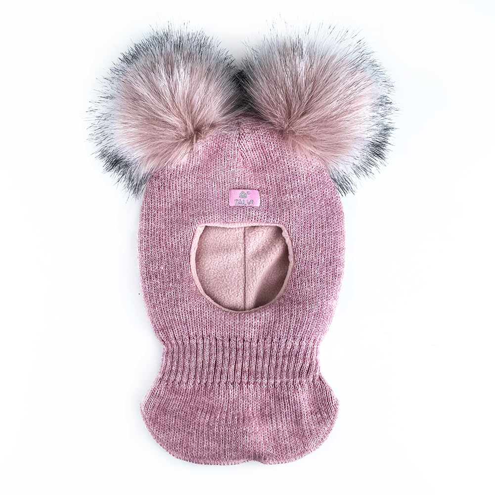 

Зимняя Шапка-Шлем Мадрид 46-48см 00783 Пудра меланж Talvi