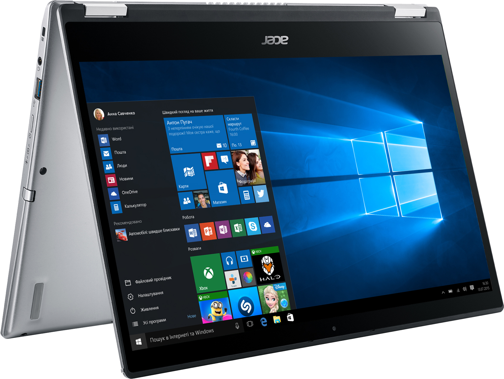 

Ноутбук Acer Spin 3 SP314-54N-352M (NX.HQ7EU.00A) Pure Silver