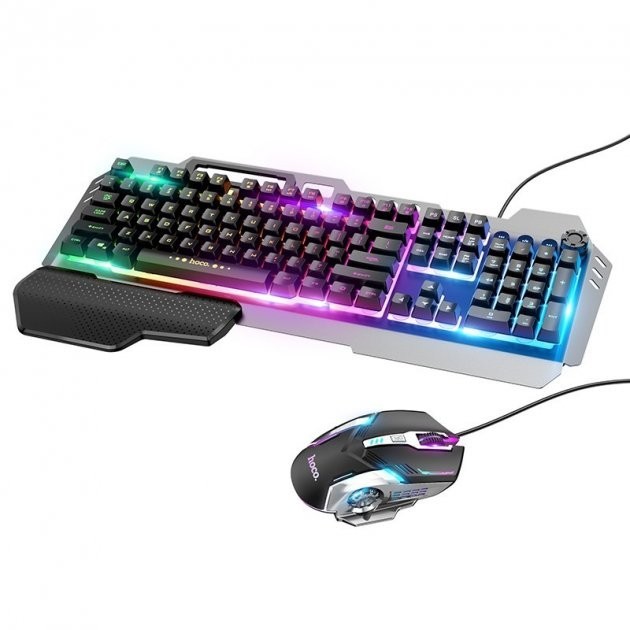

Игровая клавиатура Носо Combo с мышью RGB GM12 (Раскладка RU/ENG)