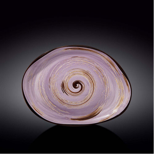 

Блюдо-камень Wilmax Spiral Lavander WL-669742 / A (33х24.5 см)