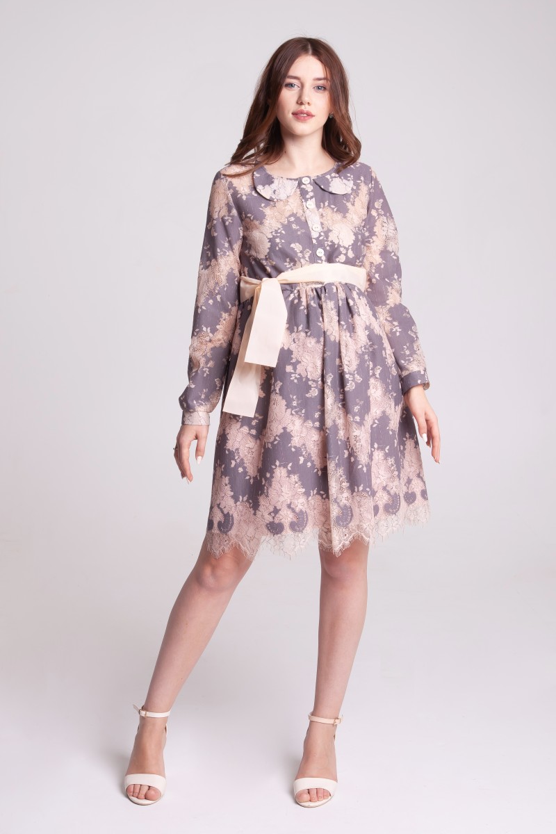 

Платье для беременных и кормящих мам BLANSH (ТАУП) 42