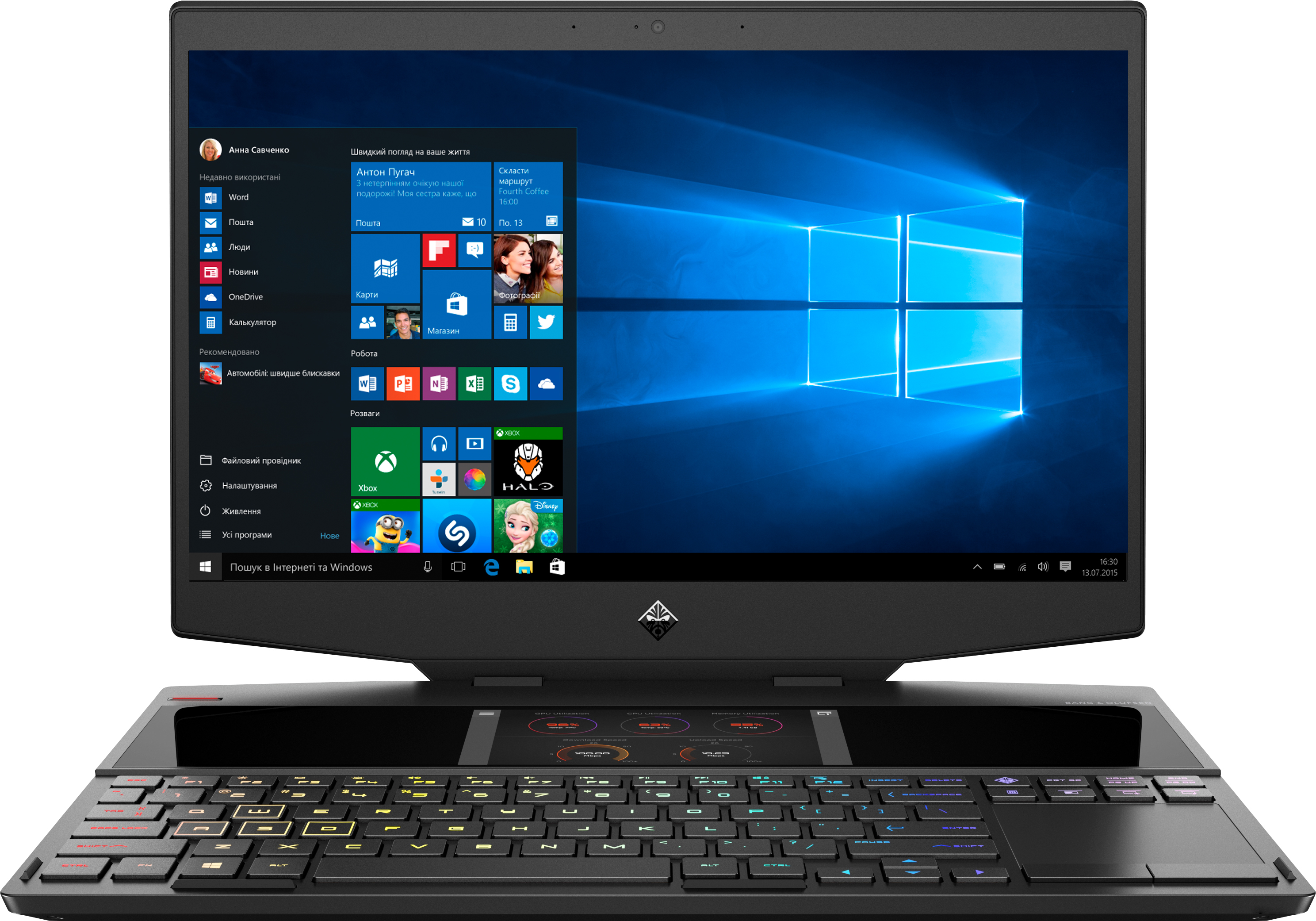 

Ноутбук HP Omen X 2S 15-dg0002ur (7BV20EA) Shadow Black