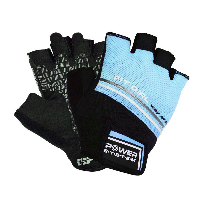 

Перчатки для фитнеса и тяжелой атлетики Fit Girl Evo Power System-2920 Blue S - (F_190215)