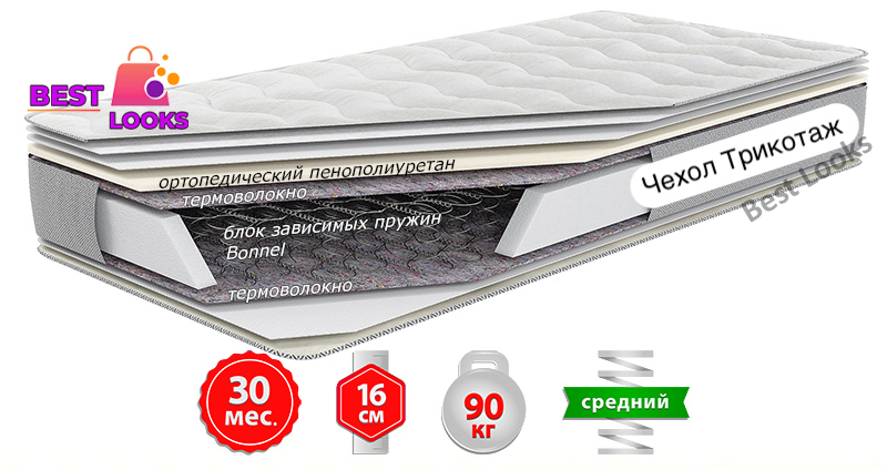 

Матрас односторонний 180х190 Come-for Notte ЛАЙТ