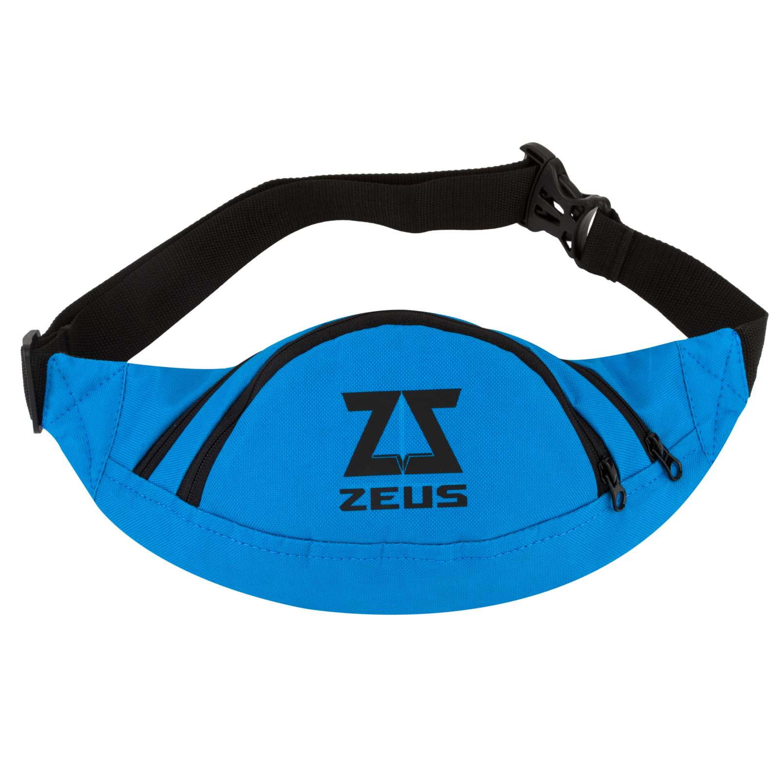 

Спортивная поясная сумка бананка ZEUS Moon голубая