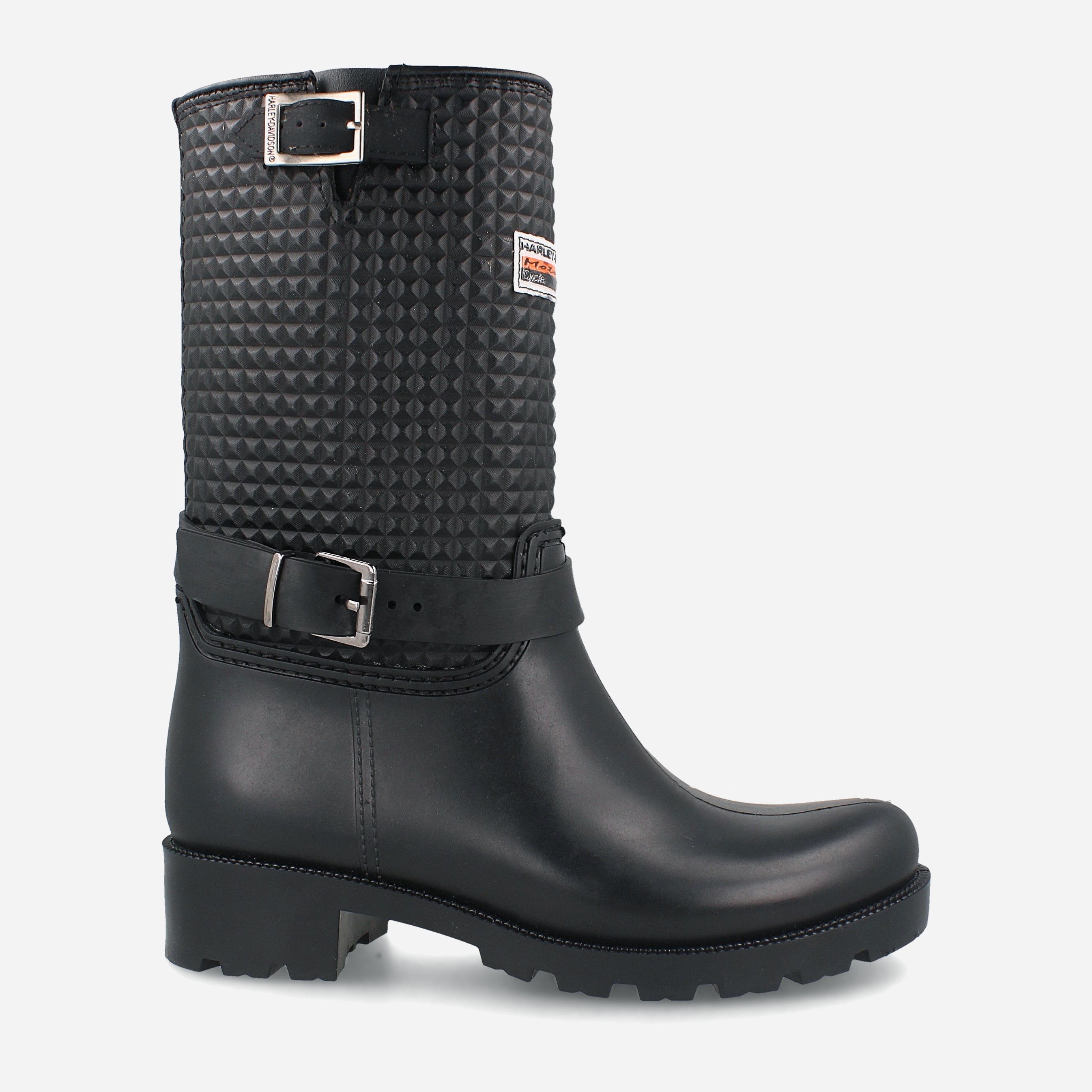 

Резиновые сапоги Harley Davidson Rain Print High 101186-27 40 26 см Черные