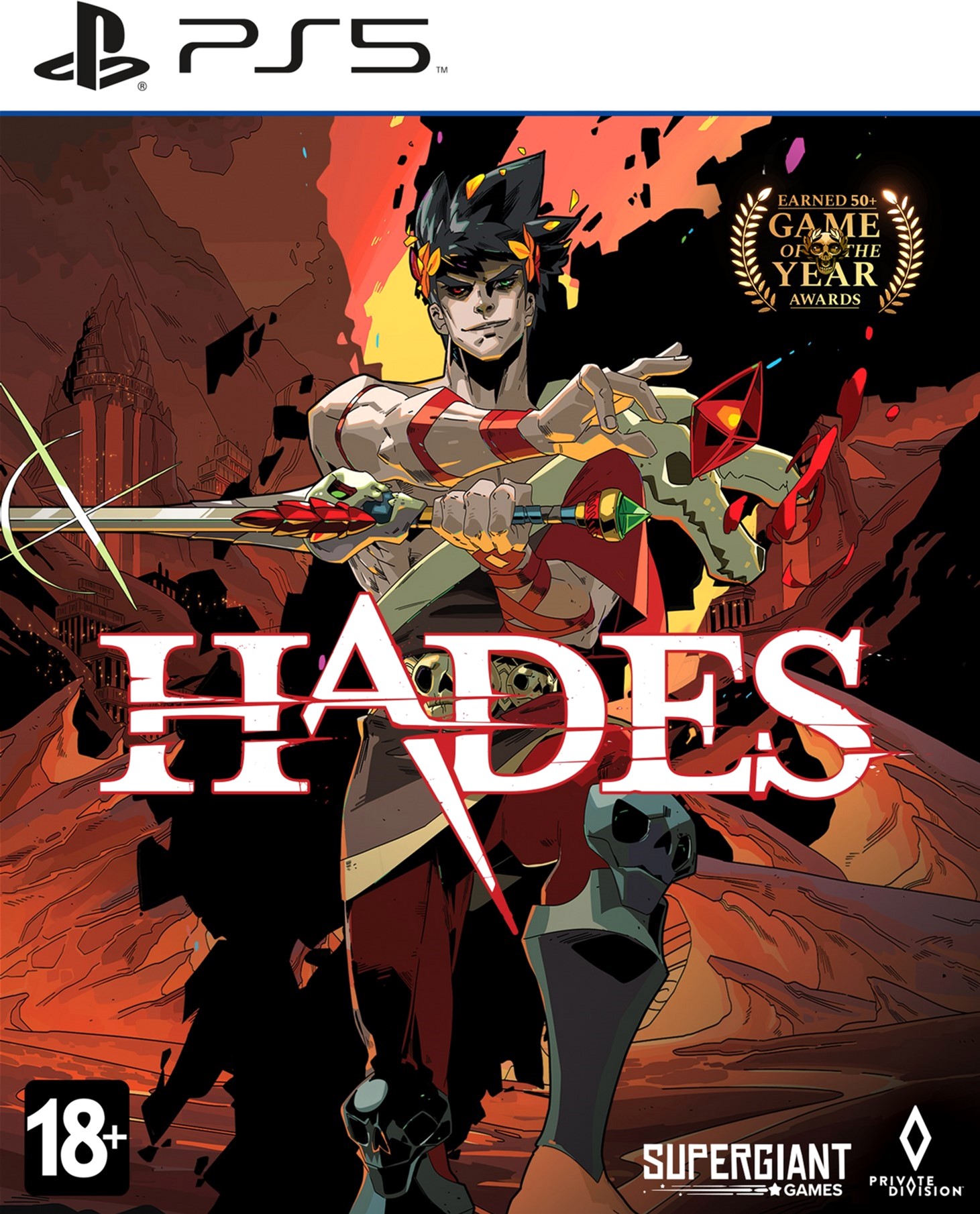 

Игра Hades для PS5 (Blu-ray диск, Russian version)