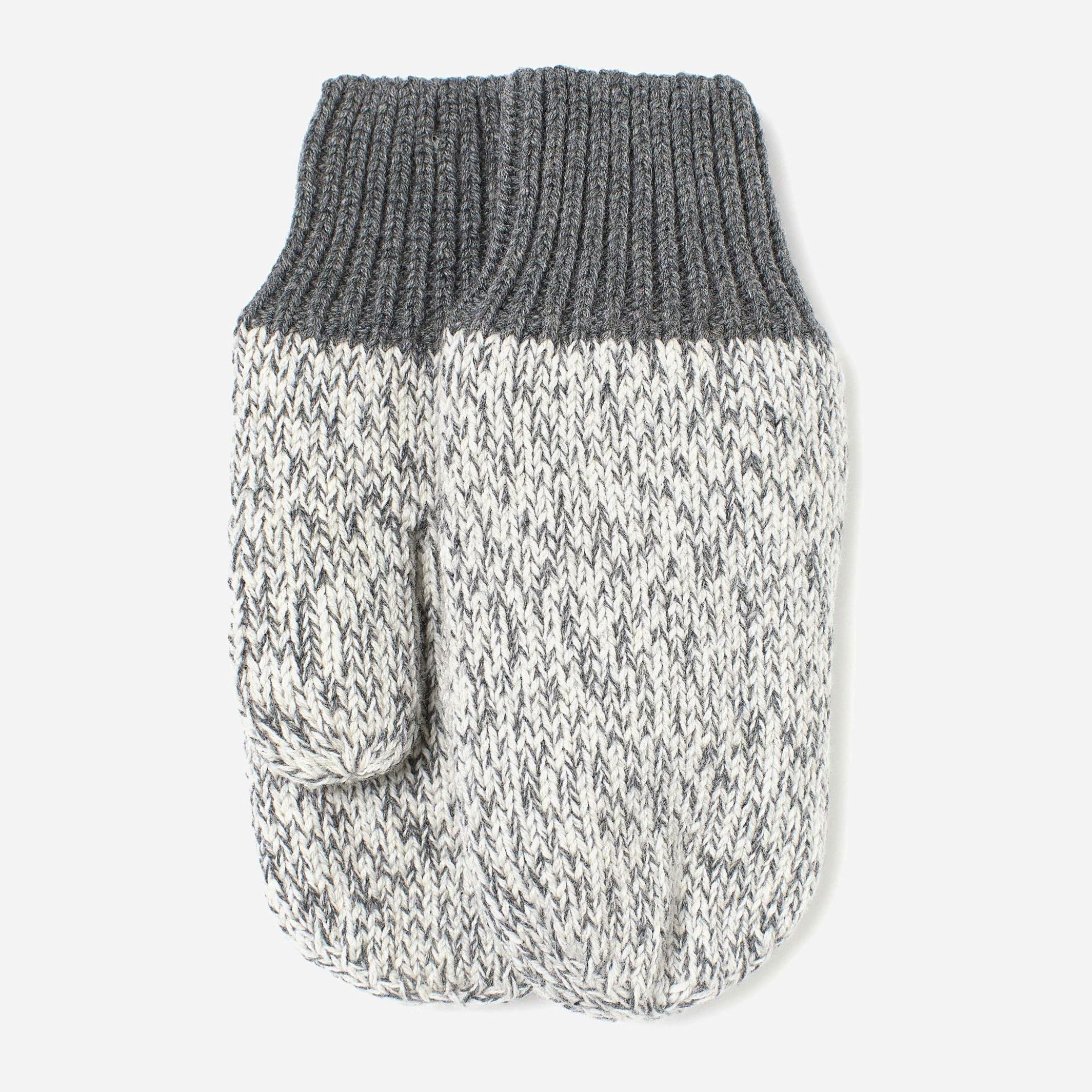 

Варежки H&M 1708-9036462 74-80 см Серые меланж