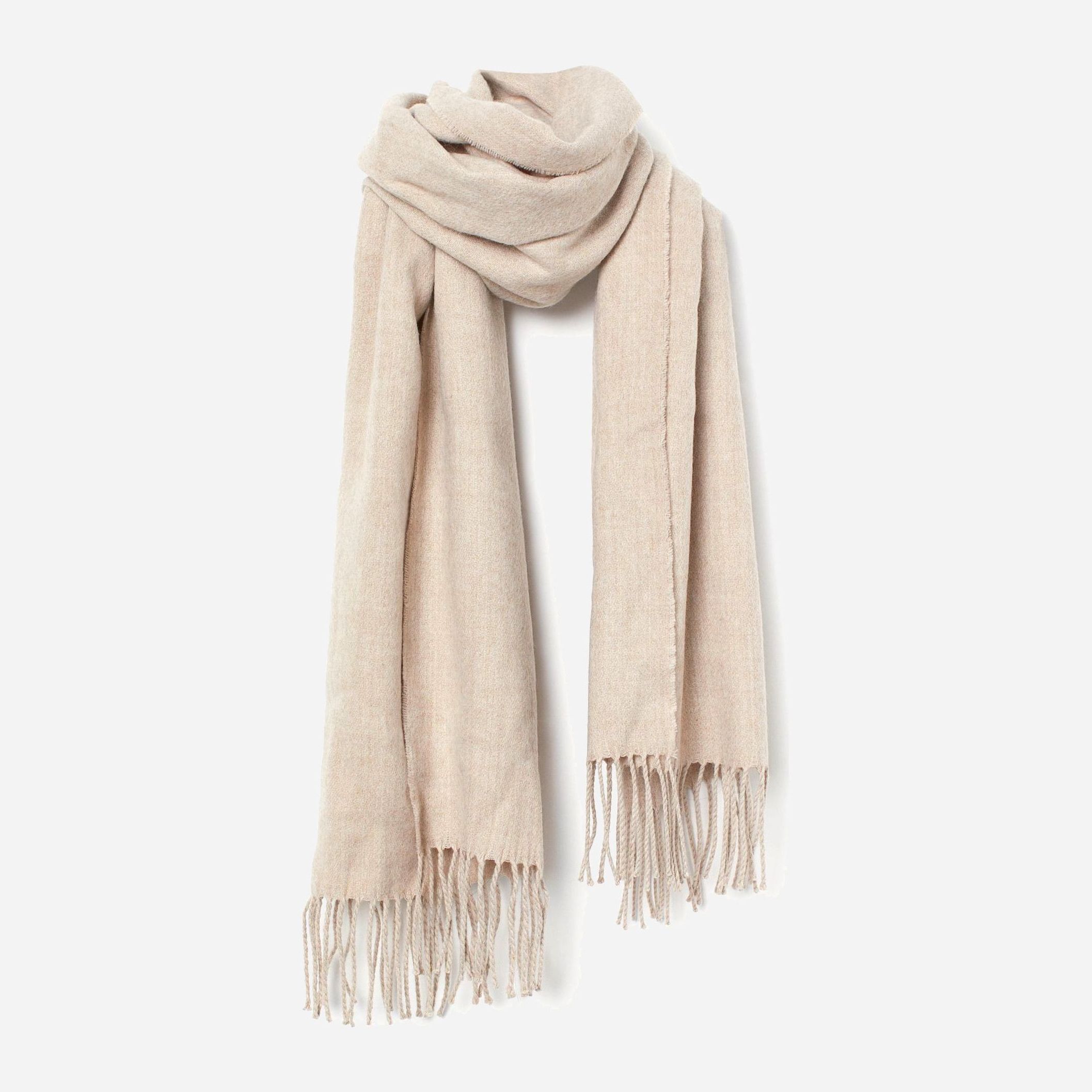 

Шарф H&M 908-7579033 180x50 см Светло-бежевый