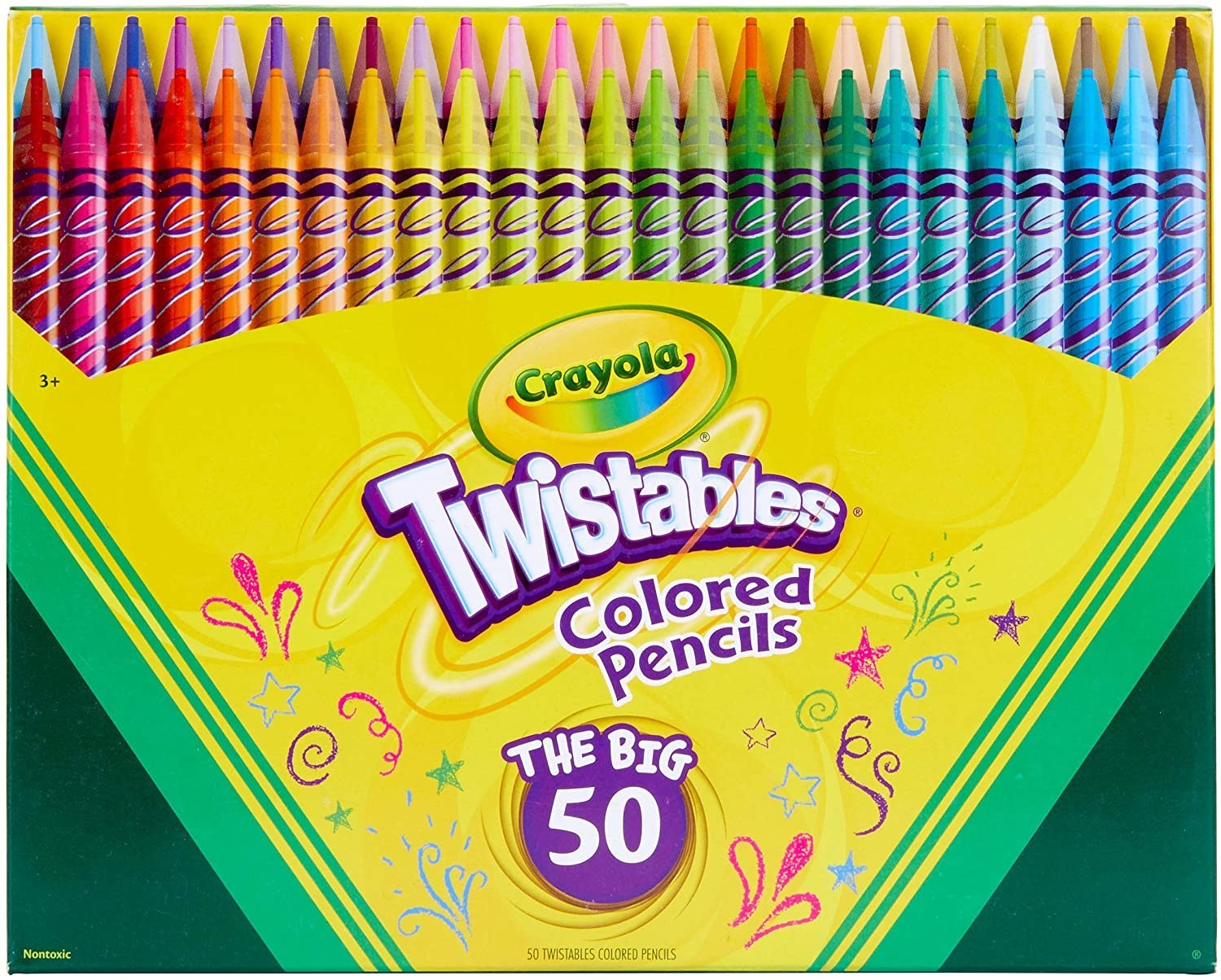 

Набор карандашей Crayola Twistables Colored Pencil 50 шт (‎68-7406)
