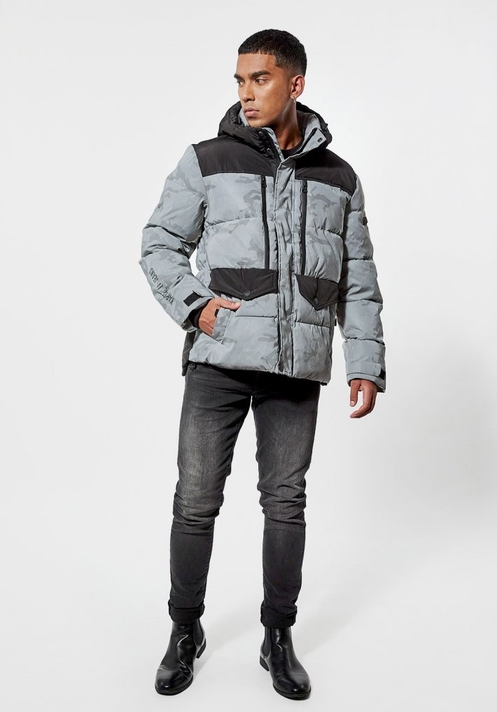 

Куртка Kaporal Buzan Regularl Men's Jacket Серая Размер M - 50