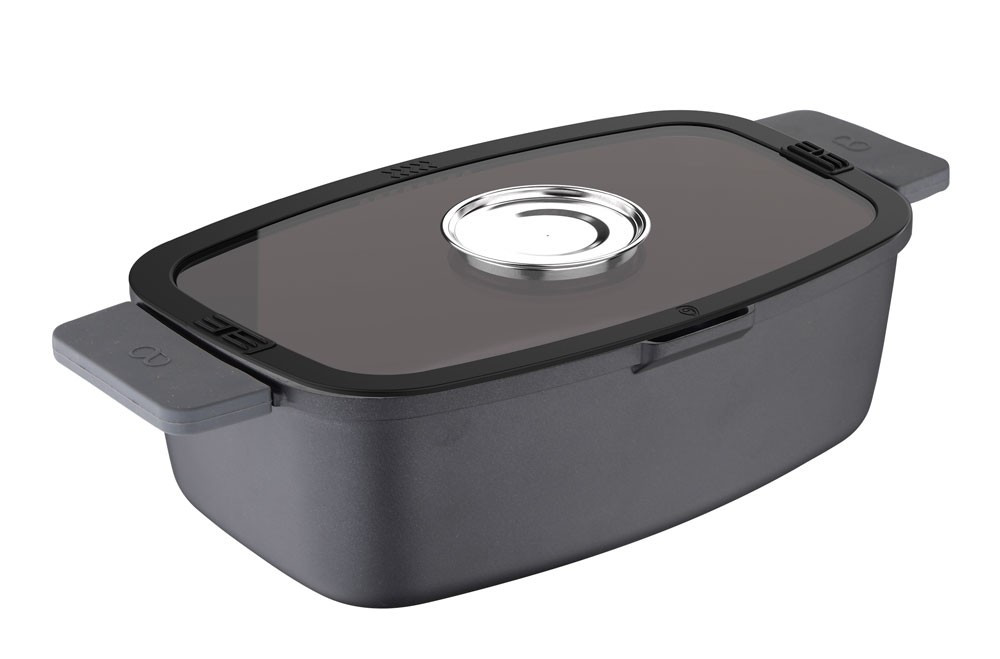 

Гусятница с крышкой Bergner Essence BGIC-2032 32х20х11 см