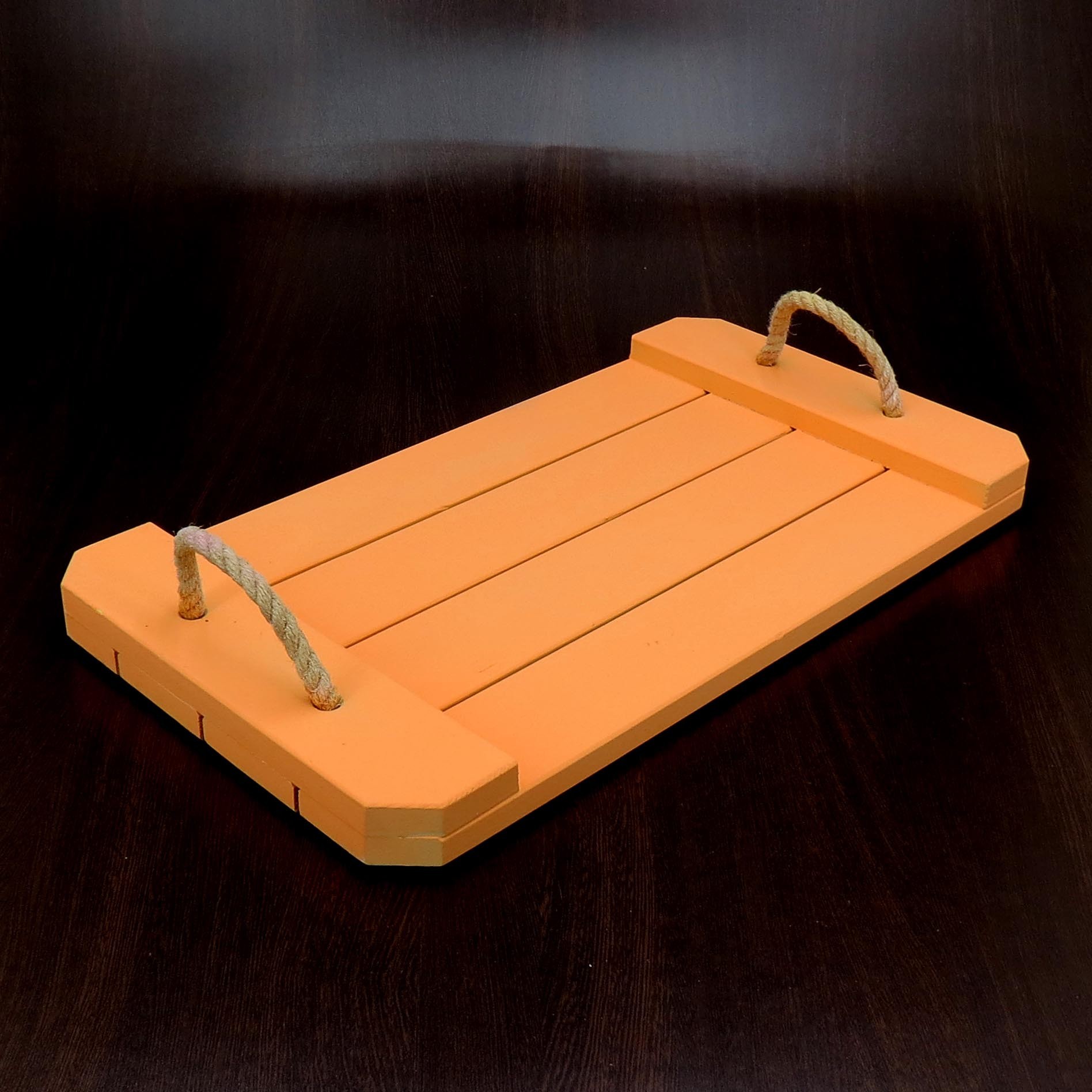 

Поднос с ручками из натурального дерева IZD Брюссель 60х33х4 см Грейпфрут ПДС-000654