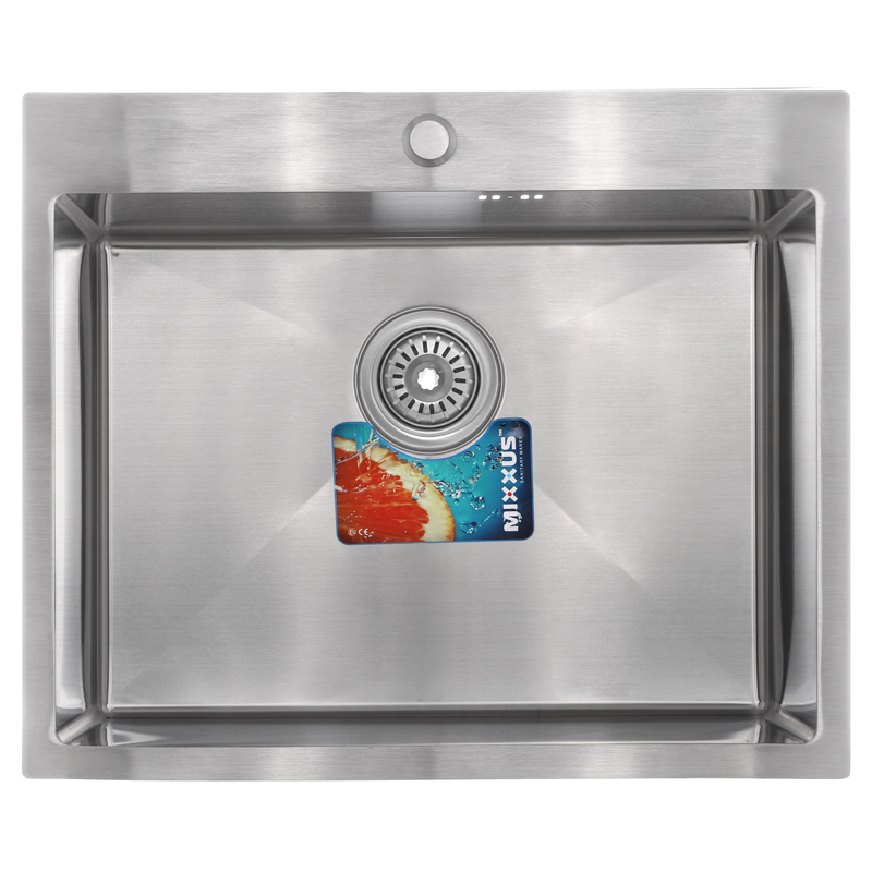

Мойка кухонная MIXXUS MX6050-185x1.0 (satin) (MX0657) (SX703551)