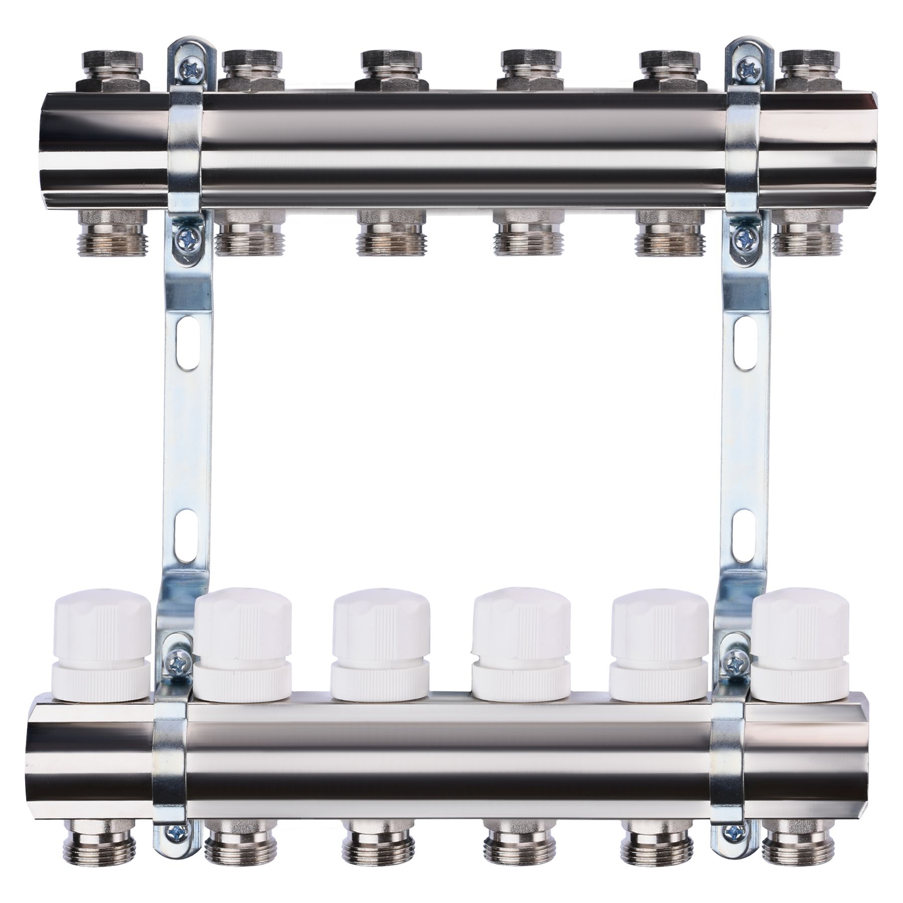 

Коллектор с регуляторами и креплением ECO Technology 1"x6 (SX703731)