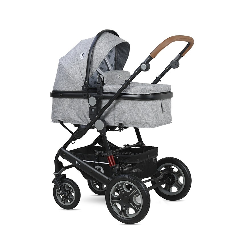 

Детская коляска Lorelli Lora set Cool Grey Elephants