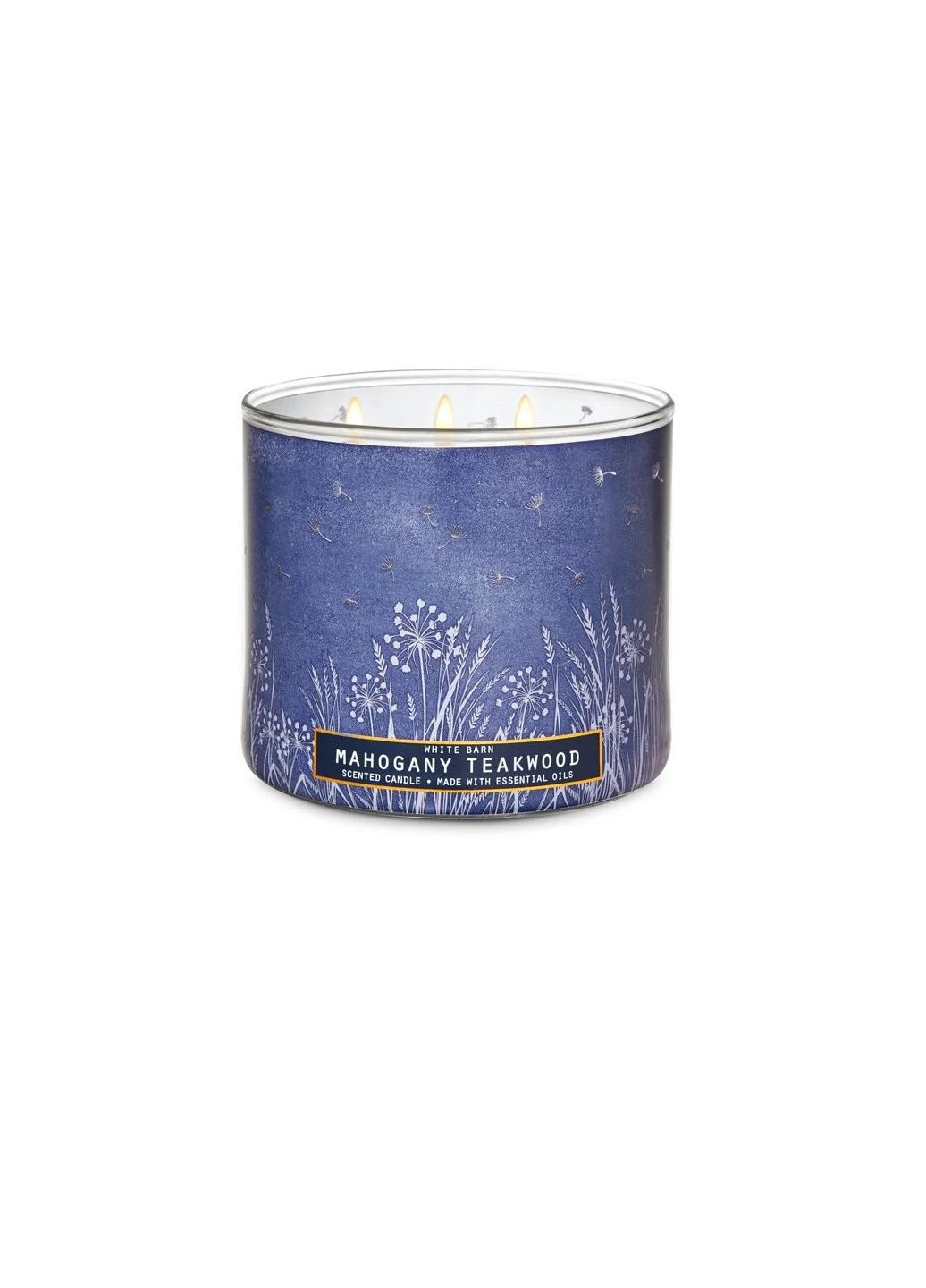 

Свеча ароматизированная Bath & Body Works MAHOGANY TEAKWOOD Bath and Body Works BBW0360W 411 г Синий