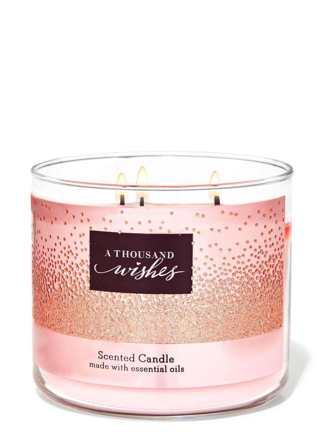

Свеча ароматизированная A THOUSAND WISHES Bath & Body Works BBW0195W 411 г Светло-розовый