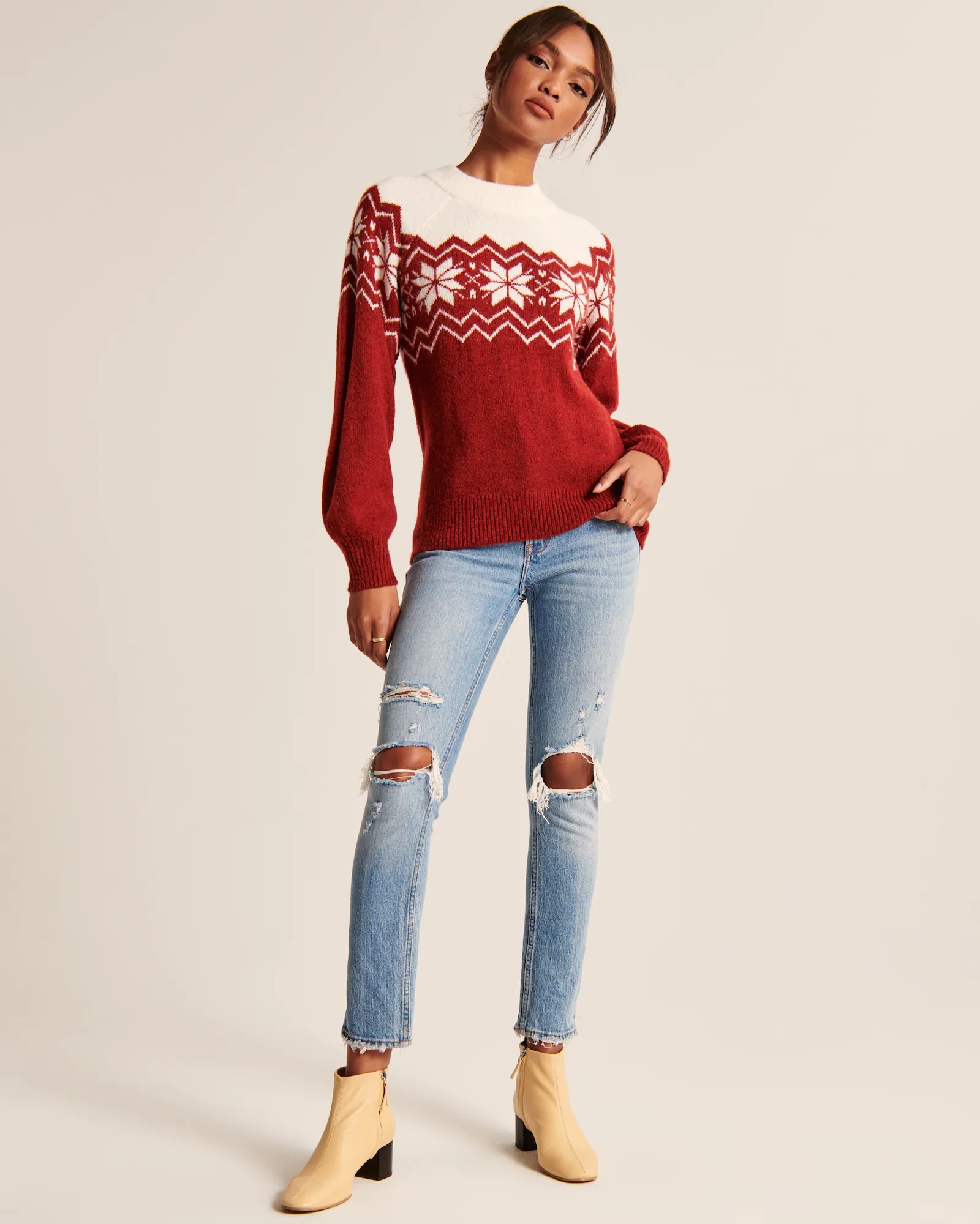 

Свитер женский - свитер Abercrombie & Fitch AF8644W S Комбинированный