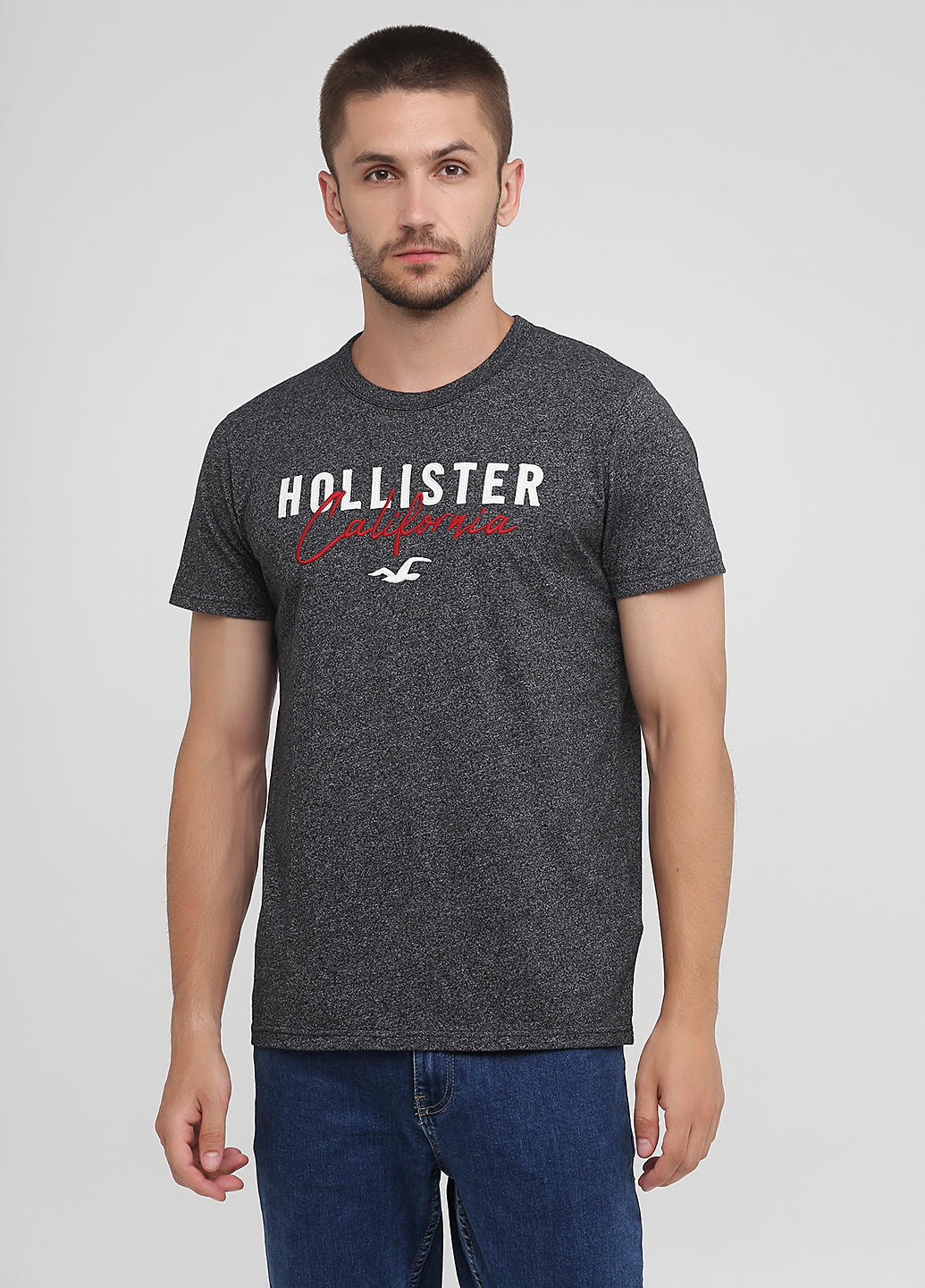 

Футболка Hollister HC8577M М Темно-серый