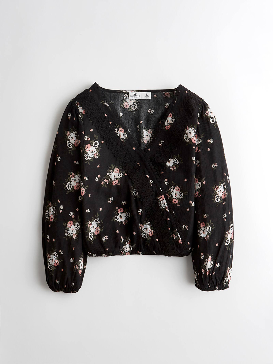 

Блузка Hollister HC8727W  Черный, Блузка Hollister HC8727W S Черный