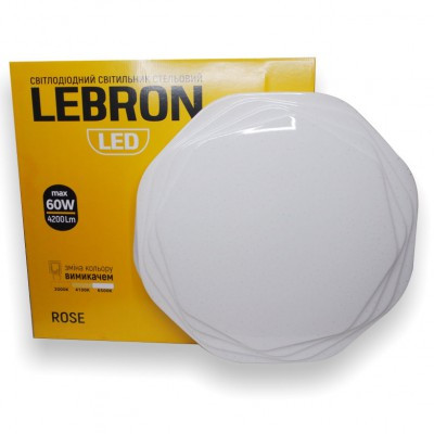 

SMART-СВЕТИЛЬНИК НАСТЕННО-ПОТОЛОЧНЫЙ LEBRON L-CL-ROSE