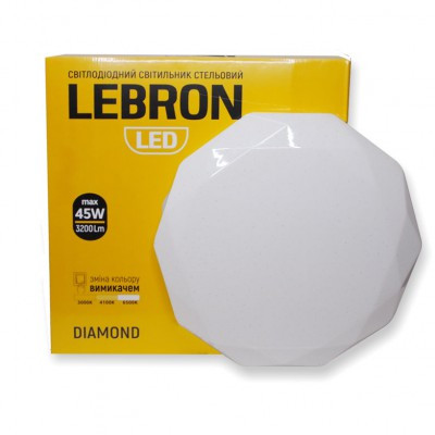 

SMART-СВЕТИЛЬНИК НАСТЕННО-ПОТОЛОЧНЫЙ LEBRON L-CL-DIAMOND
