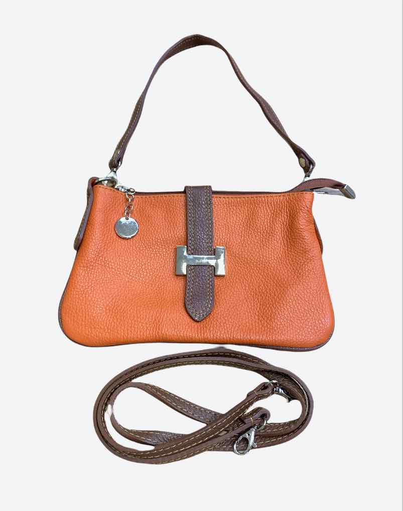 

Клатч Italian Bags 3361_orange_1_brown Кожаный Оранжевый