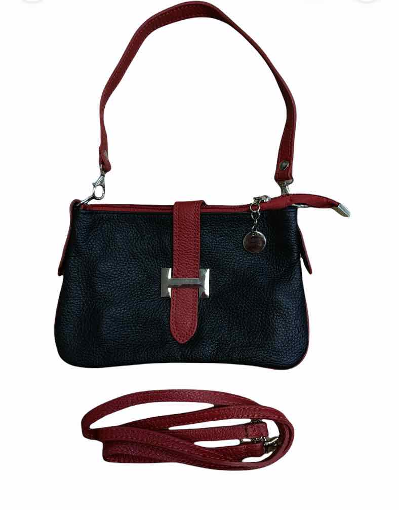 

Клатч Italian Bags 3361_black_red Кожаный Черный