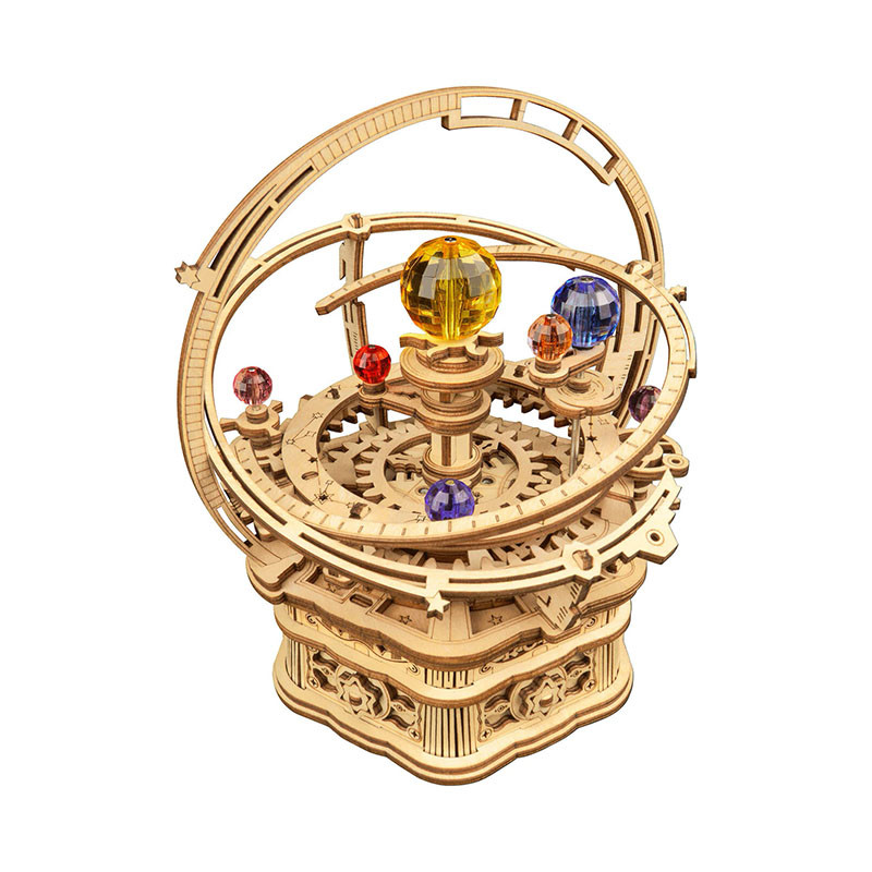 

3D конструктор Robotime AMK51 Starry night Планетарий деревянный подвижный механизм