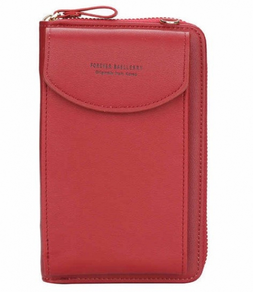 

3 в 1 Кошелек FOREVER Baellerry красный + Часы Starry Sky Watch + Наушники проводные