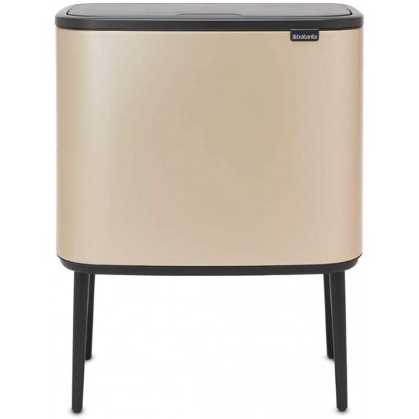 

Бак для мусора 11 + 23 л Brabantia 304620 Touch Bin Bo Шампань