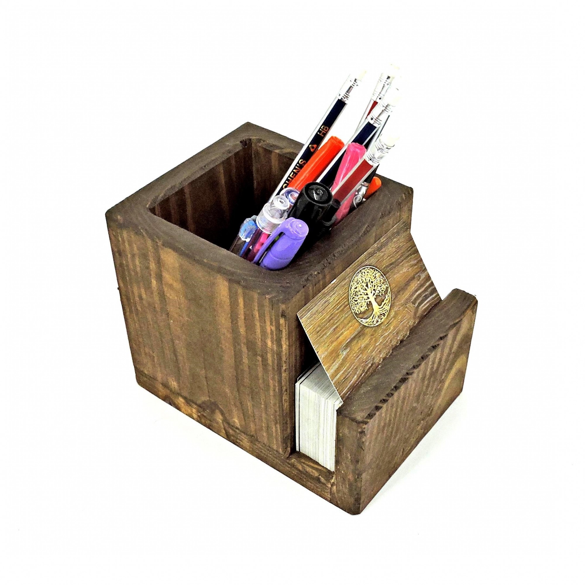 

Настольный органайзер из натурального дерева Черри капучино 14,5х11х12 см (MIZ-КНЦ-001409)