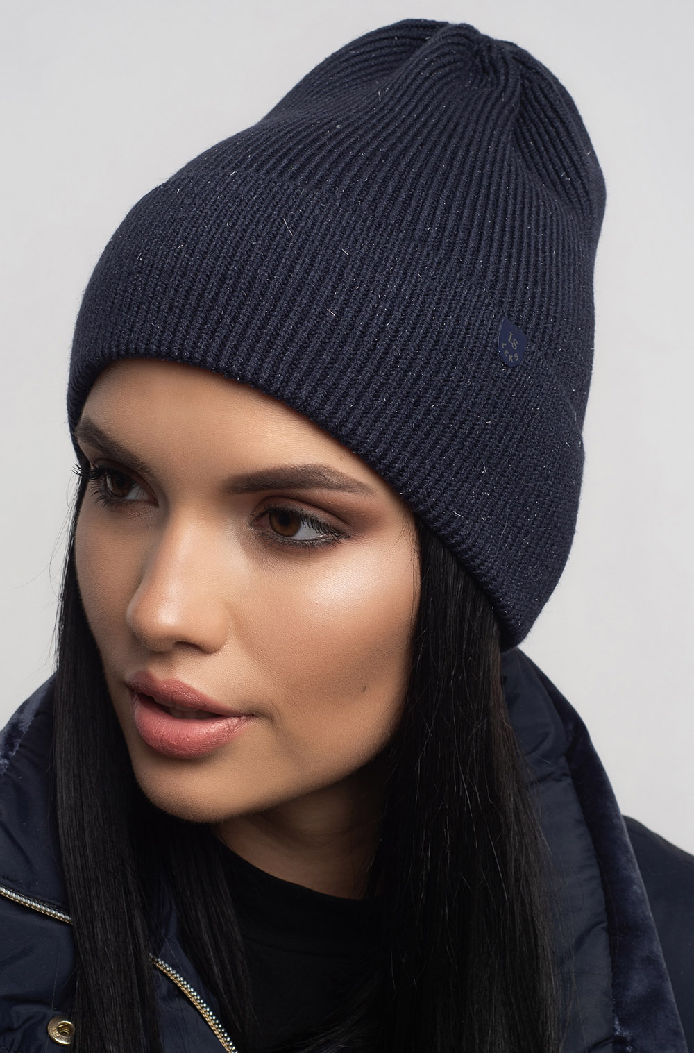 

Женская Шапка Leks-Jolie Альфа Размер (53-57) Цвет (темно-синий)