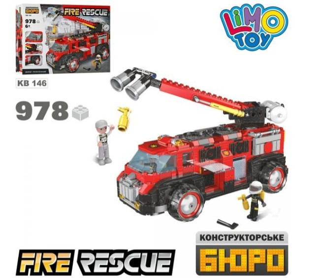 

Конструктор Пожарная машина LIMO Toy KB146