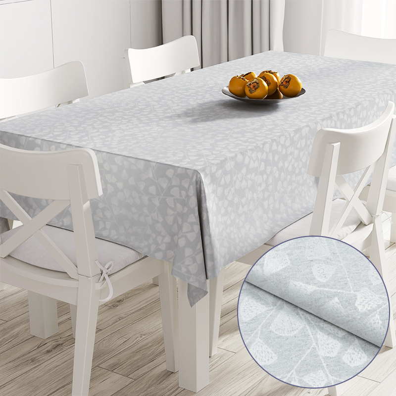 

Скатерть с акриловым покрытием Time Textile Bonard Grey Серый TT170051 140x300