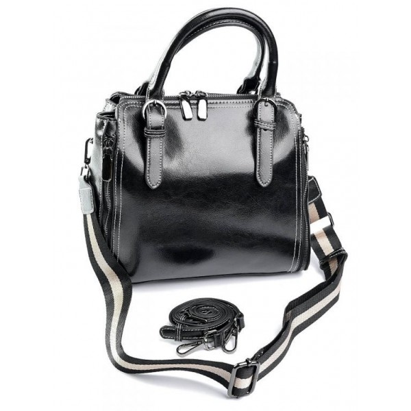 

Женская сумка кожа Parse 6090 Black