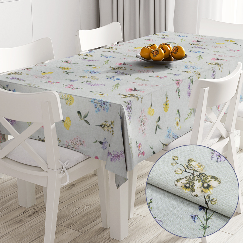 

Скатерть с акриловым покрытием Time Textile Flo Разноцветный TT170068 140x240