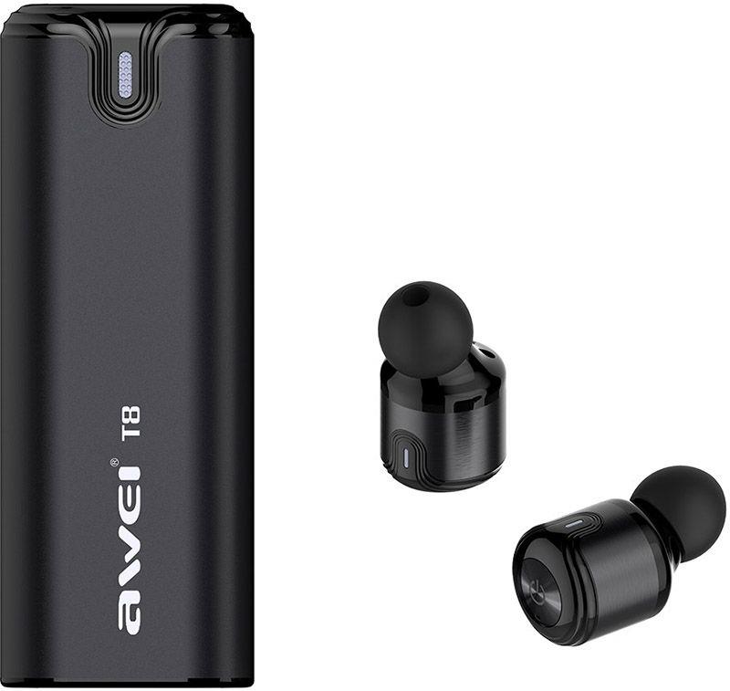 

Bluetooth-гарнитура Awei T8 Twins Earphones Black