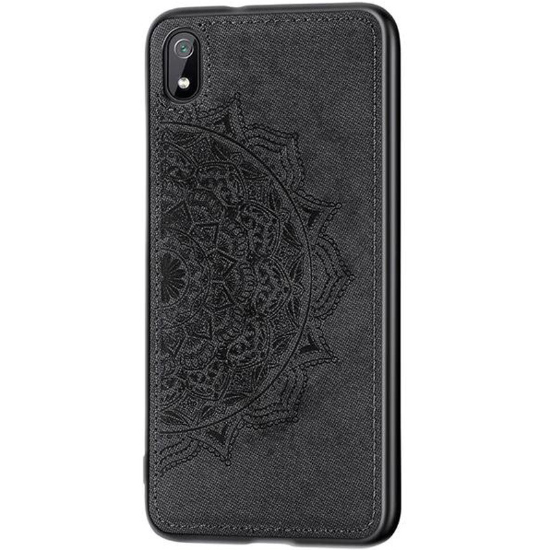 

TPU+Textile чехол Epik Mandala с 3D тиснением для Xiaomi Redmi 7A Черный