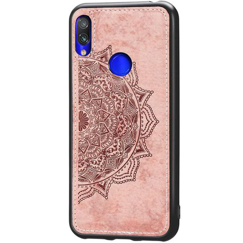 

TPU+Textile чехол Epik Mandala с 3D тиснением для Xiaomi Redmi Note 7/Note 7 Pro/Note 7s Розовый