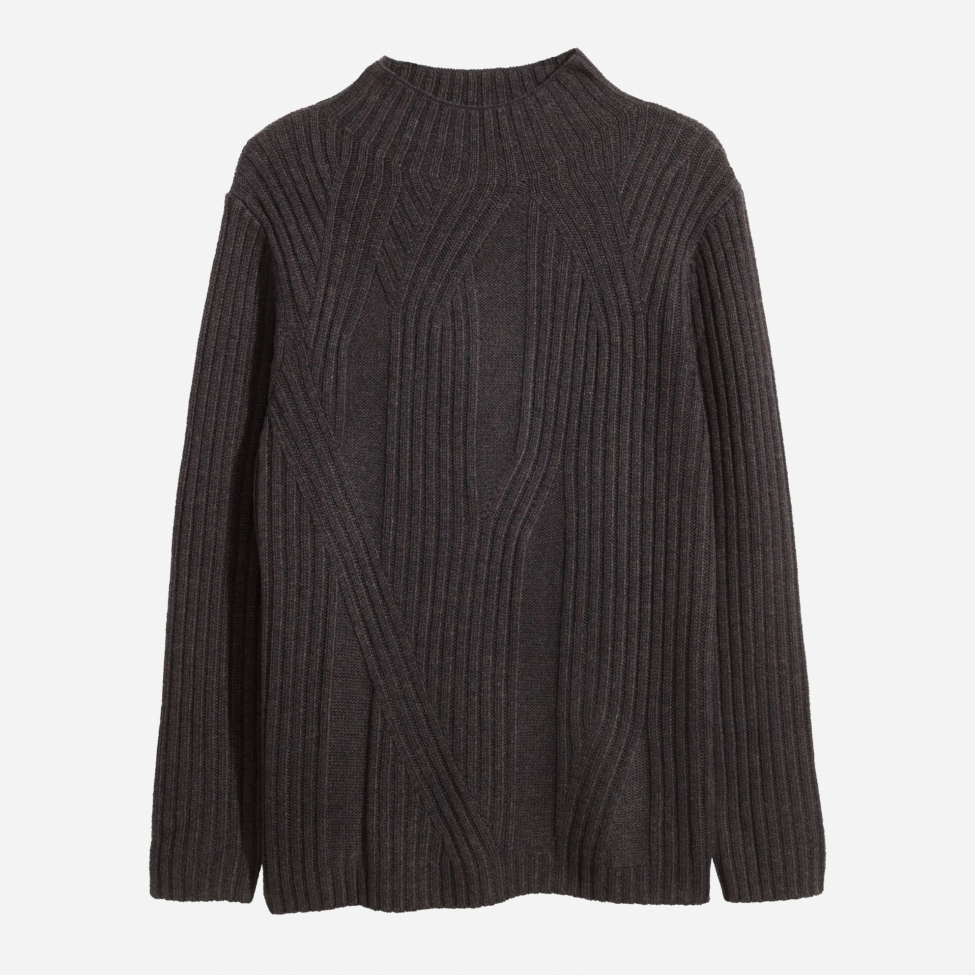 

Свитер H&M 1008-5654666 XL Темно-коричневый меланж