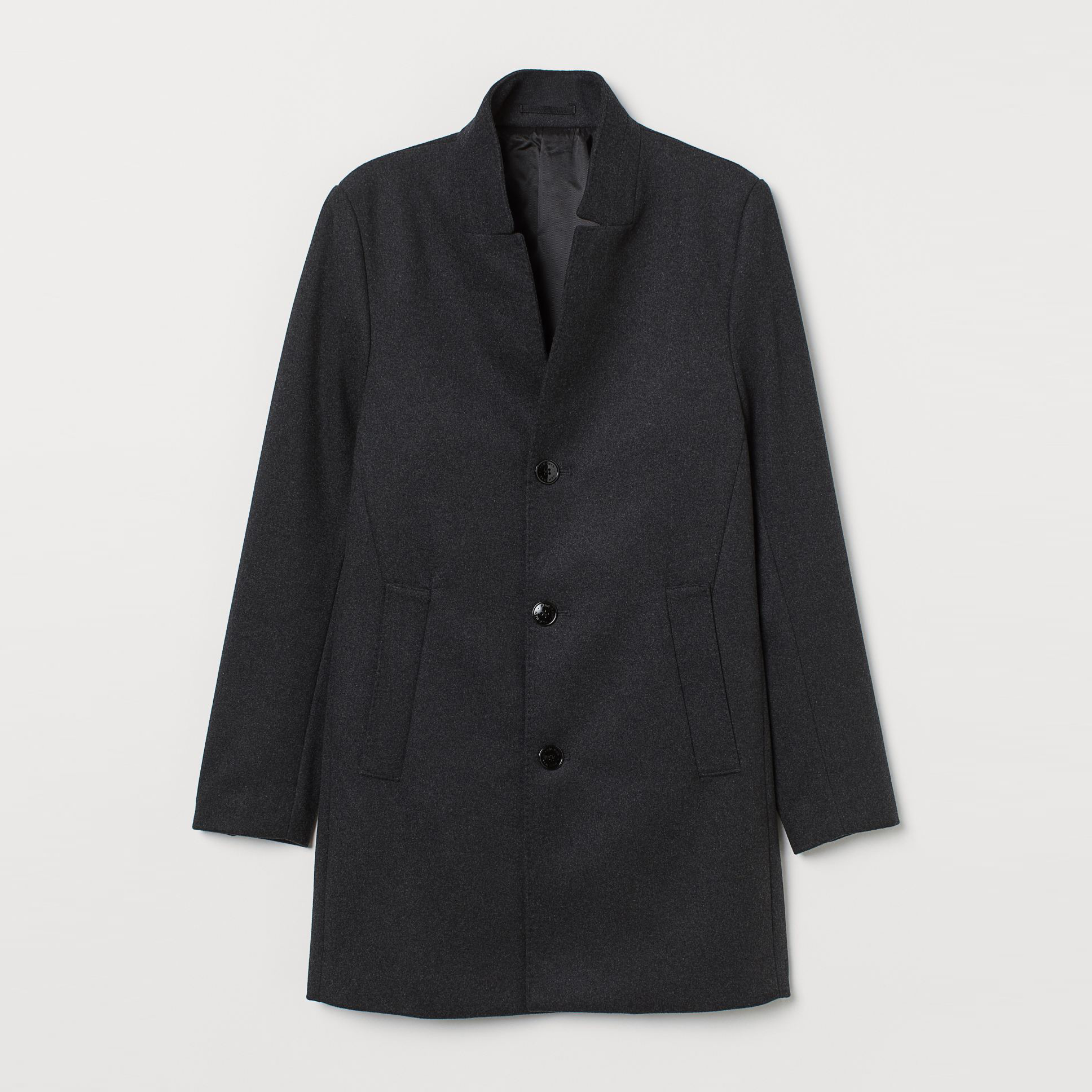 

Пальто H&M 1808-7881720 46 Темно-серое